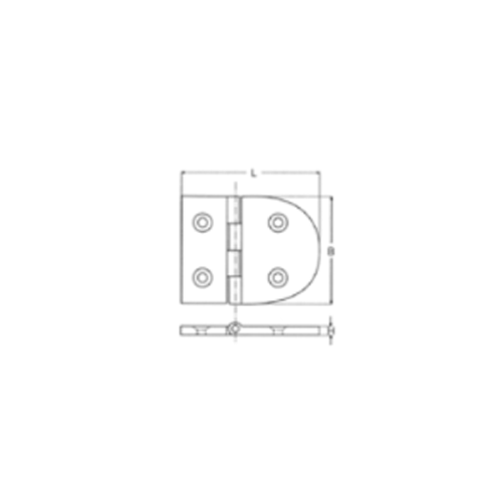 MENTEŞE KÖŞELİ OVAL 64X81 MM